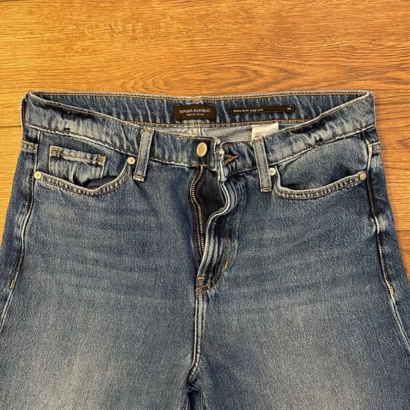 Banana Republic High Rise Wide Leg Jeans - Picture 2 of 7